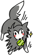 Naughty Sheltie PERCY sticker #9484190