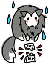 Naughty Sheltie PERCY sticker #9484192