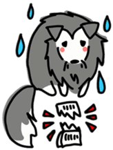 Naughty Sheltie PERCY sticker #9484192