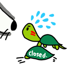 Naughty Sheltie PERCY sticker #9484195