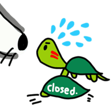 Naughty Sheltie PERCY sticker #9484195