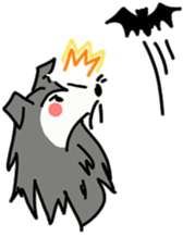 Naughty Sheltie PERCY sticker #9484198