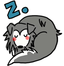 Naughty Sheltie PERCY sticker #9484201