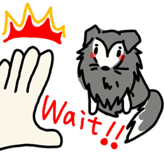 Naughty Sheltie PERCY sticker #9484202