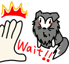 Naughty Sheltie PERCY sticker #9484202