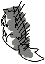 Naughty Sheltie PERCY sticker #9484203