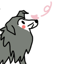 Naughty Sheltie PERCY sticker #9484207