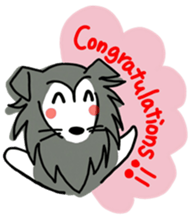 Naughty Sheltie PERCY sticker #9484212