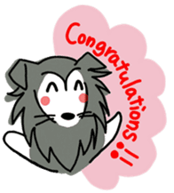 Naughty Sheltie PERCY sticker #9484212