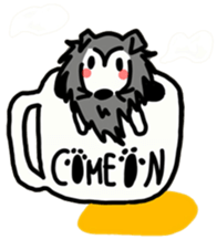 Naughty Sheltie PERCY sticker #9484214