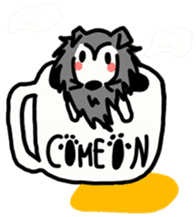 Naughty Sheltie PERCY sticker #9484214