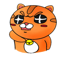 George the cat a good time sticker #9484216