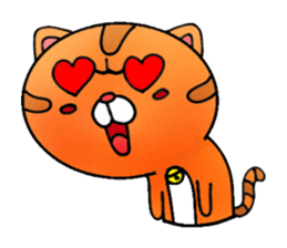 George the cat a good time sticker #9484220