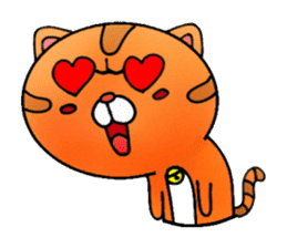 George the cat a good time sticker #9484220