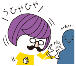 hanamegane girl sticker #9484577