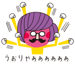 hanamegane girl sticker #9484578