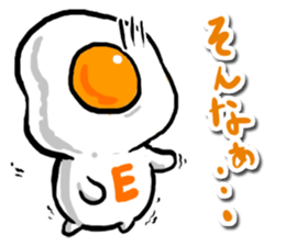 cute Fried egg!! sticker #9485825