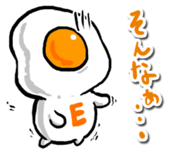 cute Fried egg!! sticker #9485825