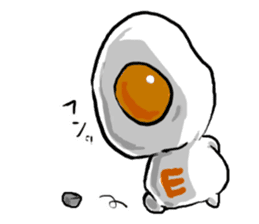 cute Fried egg!! sticker #9485828