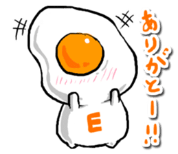 cute Fried egg!! sticker #9485829