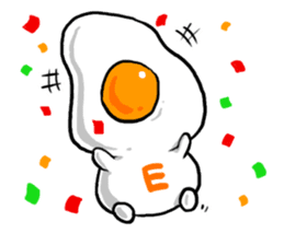 cute Fried egg!! sticker #9485830