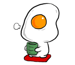 cute Fried egg!! sticker #9485831