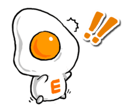 cute Fried egg!! sticker #9485833