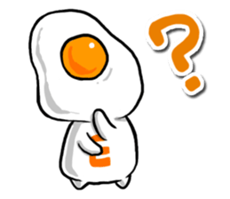 cute Fried egg!! sticker #9485838