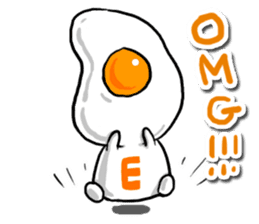 cute Fried egg!! sticker #9485839