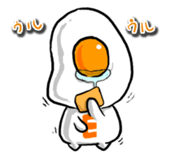 cute Fried egg!! sticker #9485849