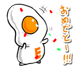 cute Fried egg!! sticker #9485851