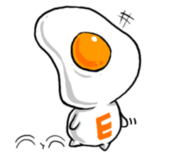 cute Fried egg!! sticker #9485852