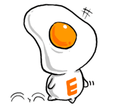 cute Fried egg!! sticker #9485852