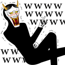 hannya-san 2 sticker #9485922