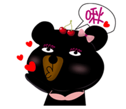 Cherry Bear-Small Meng Meng sticker #9486574