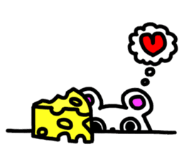 A little mouse Jonas sticker #9486676