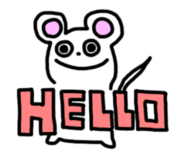 A little mouse Jonas sticker #9486677