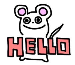 A little mouse Jonas sticker #9486677