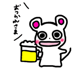 A little mouse Jonas sticker #9486686