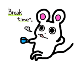 A little mouse Jonas sticker #9486692