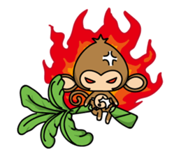 Happy monkeys sticker #9486710