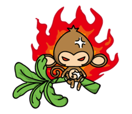 Happy monkeys sticker #9486710