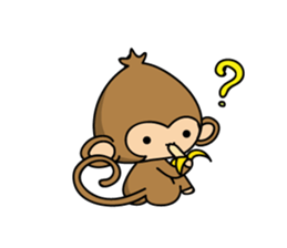 Happy monkeys sticker #9486715