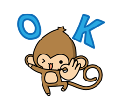 Happy monkeys sticker #9486726