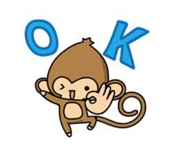 Happy monkeys sticker #9486726