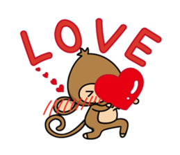 Happy monkeys sticker #9486738