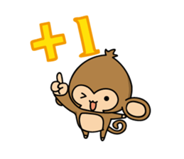 Happy monkeys sticker #9486739