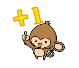 Happy monkeys sticker #9486739