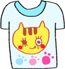Yellow cat "Toraneko nekoko"2 sticker #9487727