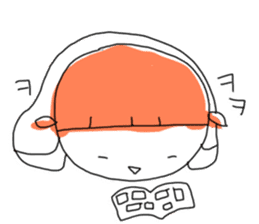 A lazy girl, yuri sticker #9487761